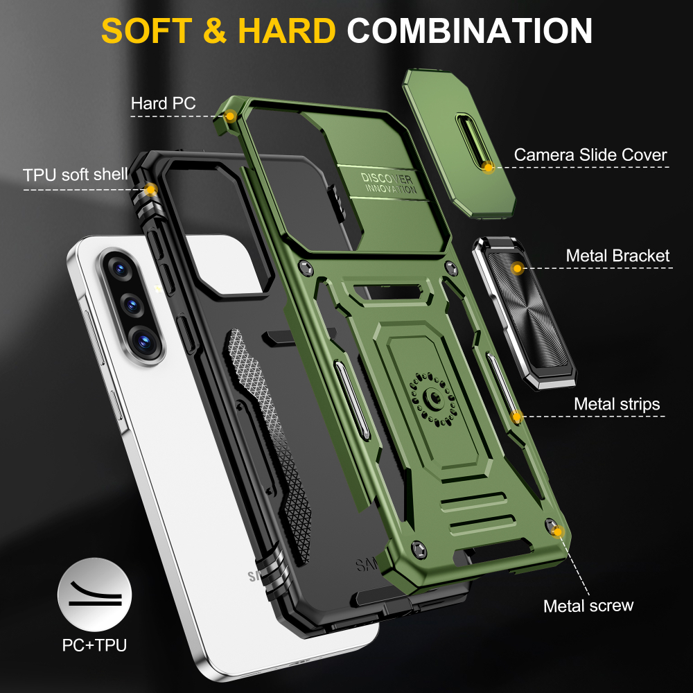 Чехол Safe Case с кольцом и защитой камеры для Samsung Galaxy A56