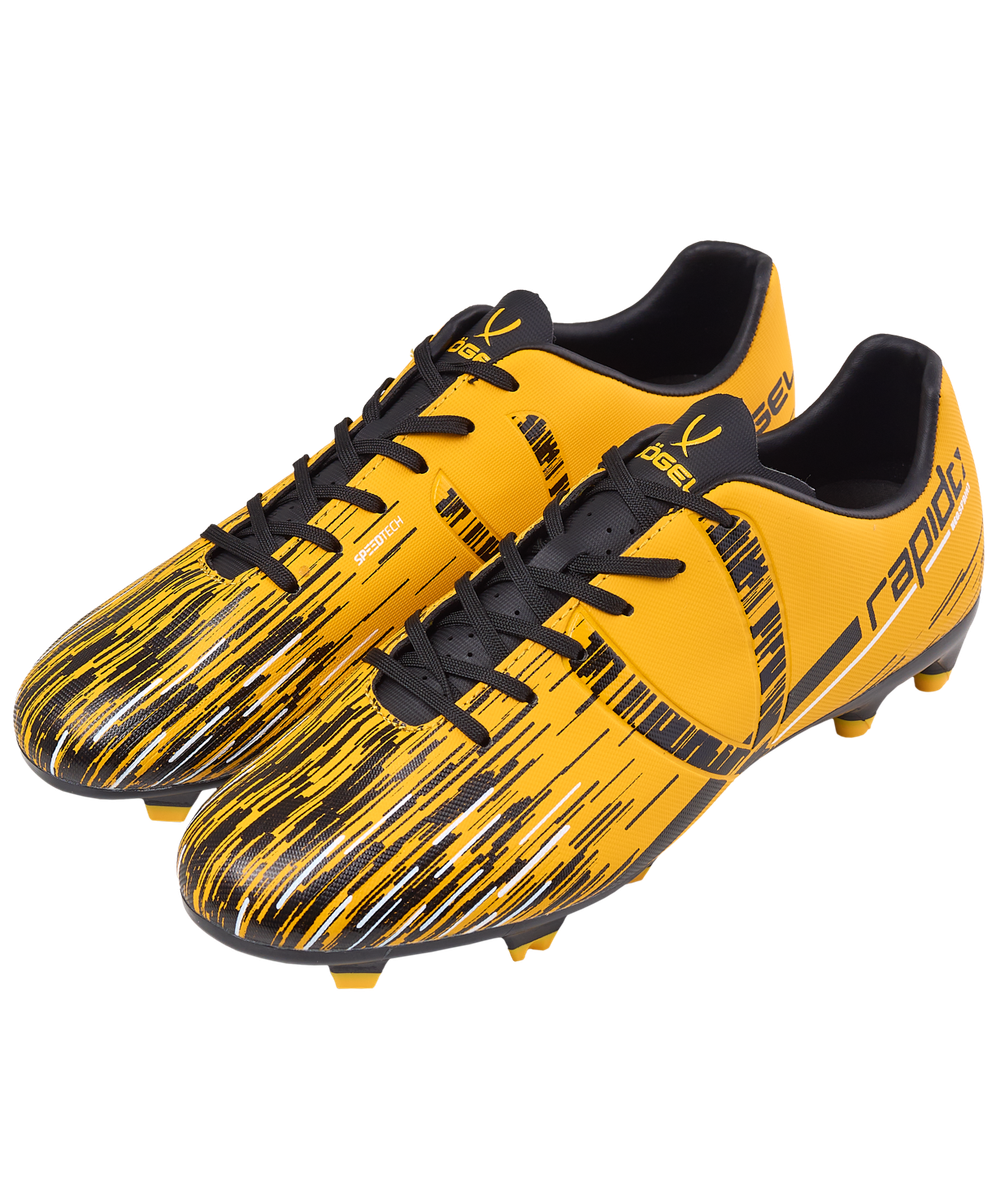 Бутсы футбольные Rapido FG Yellow/black, детский