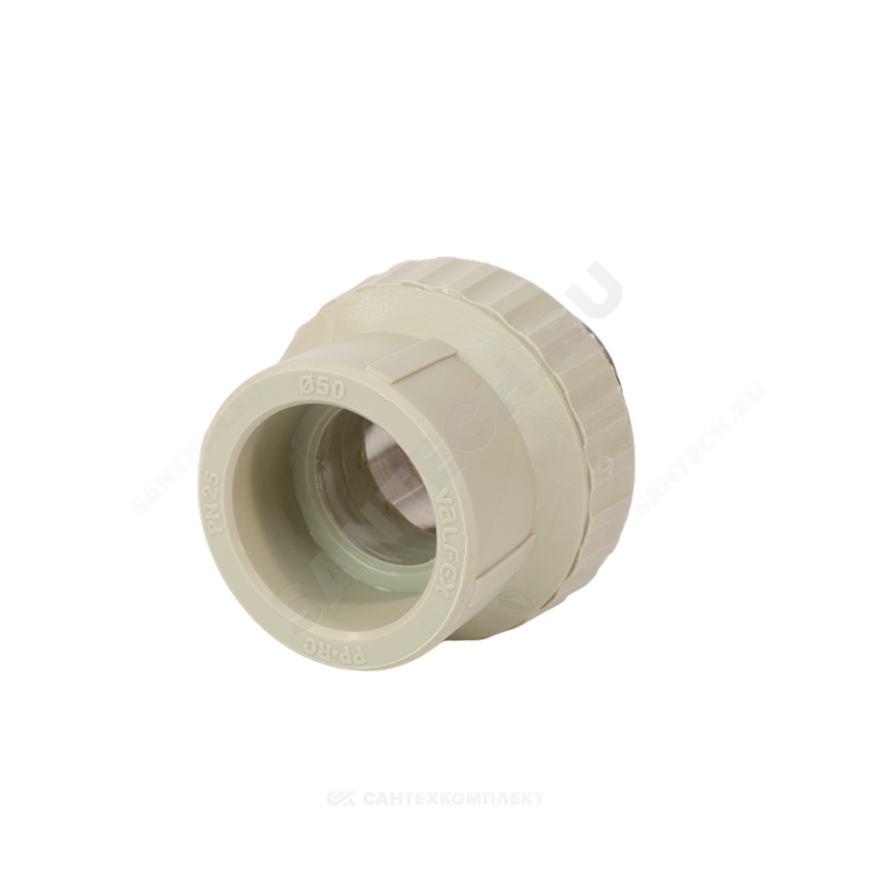 Муфта PP-R комбинированная серая Дн 63х2" НР под ключ VALFEX 10135063Г