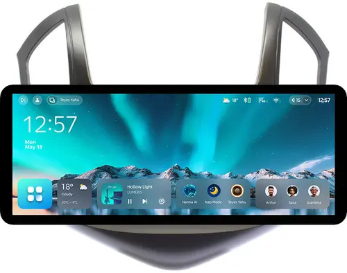 Магнитола для Chevrolet Cruze 1 2012-2015 (рамка черная) - Teyes CC4 монитор 12.3" 2K QLED + рамка 9, Android 14, Быстрейшая, Snapdragon 680, DSP, CarPlay, 4G SIM-слот