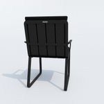 Стул Ideal Patio АЛЬБА черный - каркас карбон