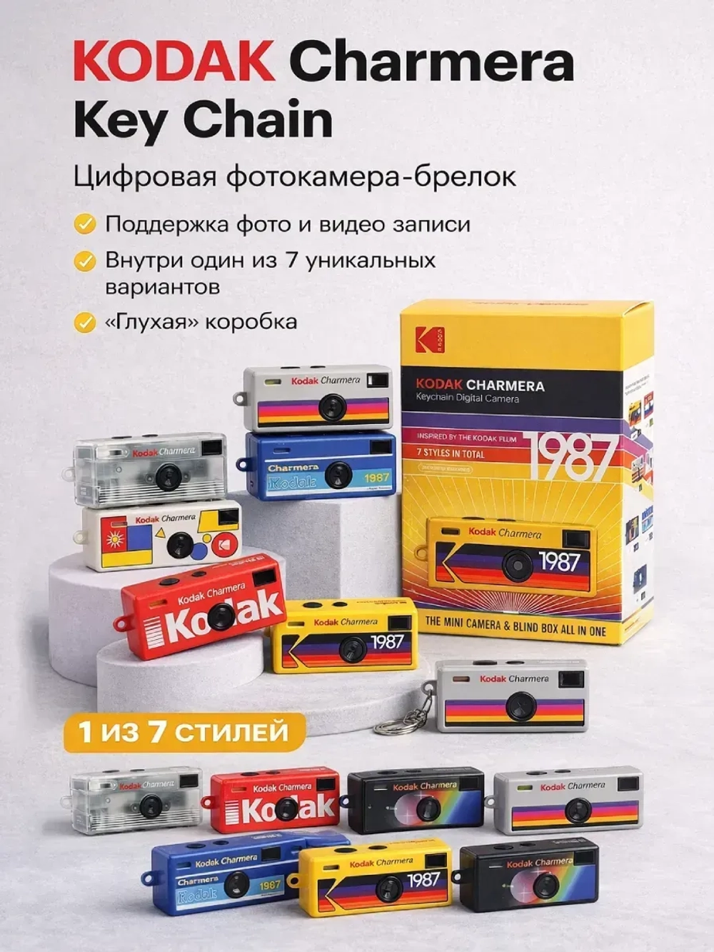 Мини цифровая камера Kodak Charmera 1987