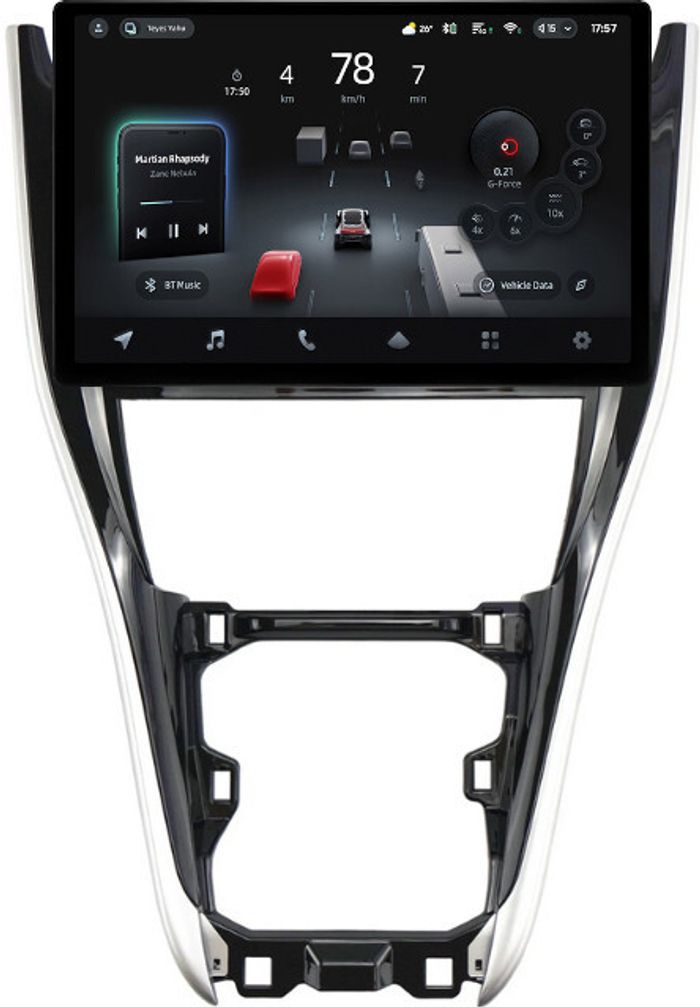 Магнитола для Toyota Harrier 3 XU60 2017-2020 (большая рамка) - Teyes CC4-PRO монитор 13" 2K QLED на Android 13, Быстрейшая, Snapdragon 778G, ИИ, CarPlay, DSP, 4G SIM-слот