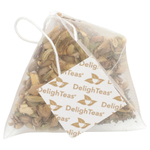 DelighTeas, Ayurvedic Stomach Relief & Happy Liver, травяной чай для выведения токсинов, без кофеина, 30 роскошных чайных пакетиков Pyramid, 120 г (4,2 унции)
