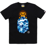 A Bathing Ape Bathing Ape Футболка Cotton Regular Straight Fit Summer 0zxtew012102q черный
