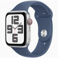 Умные часы Apple Watch SE 44 мм, Silver Aluminium, Denim Sport Band - S/M