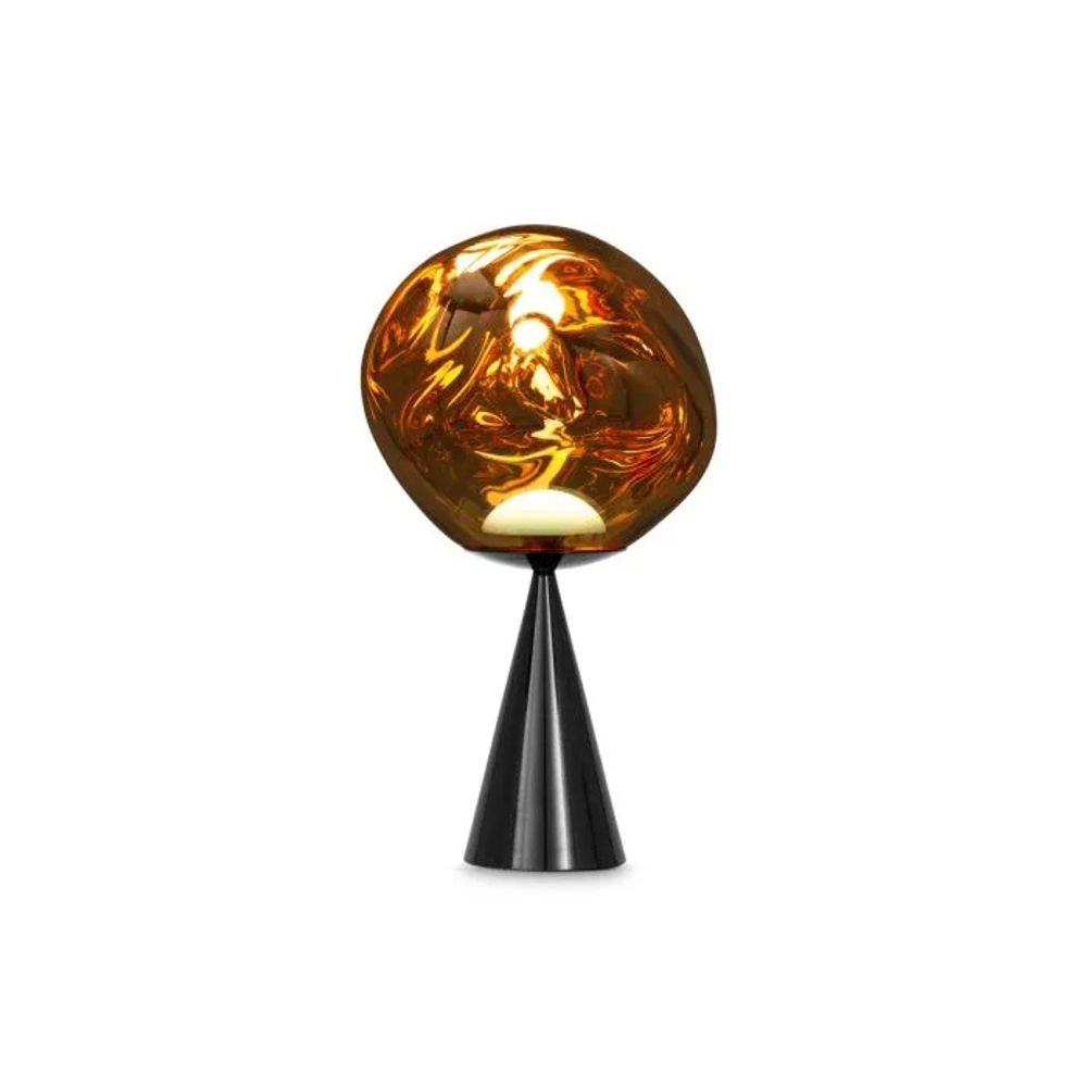 Настольная лампа Melt Cone Fat gold