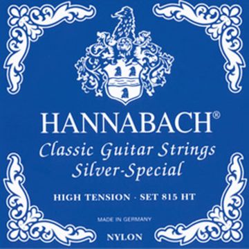Струны для классической гитары нейлон/посеребренные Hannabach 815HT Blue SILVER SPECIAL