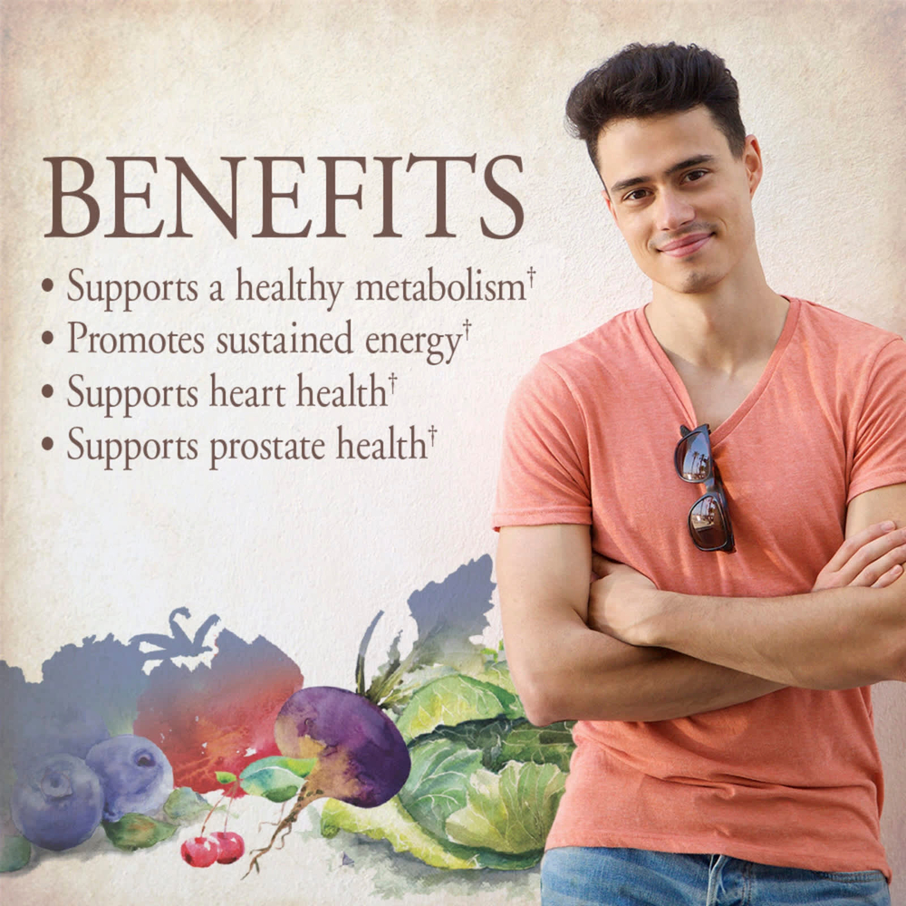 Garden of Life, Organics, мультивитамины для мужчин, одна таблетка в день, 60 веганских таблеток