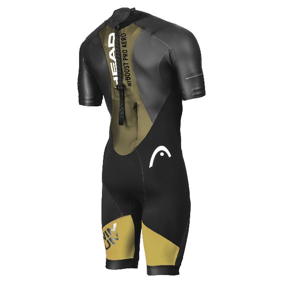 Короткий гидрокостюм мужской Head Swimrun Myboost Pro Aero 4.2.1,5, неопрен 4 мм