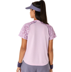 Женская теннисная футболка Asics Match Game Short Sleeve - light ube