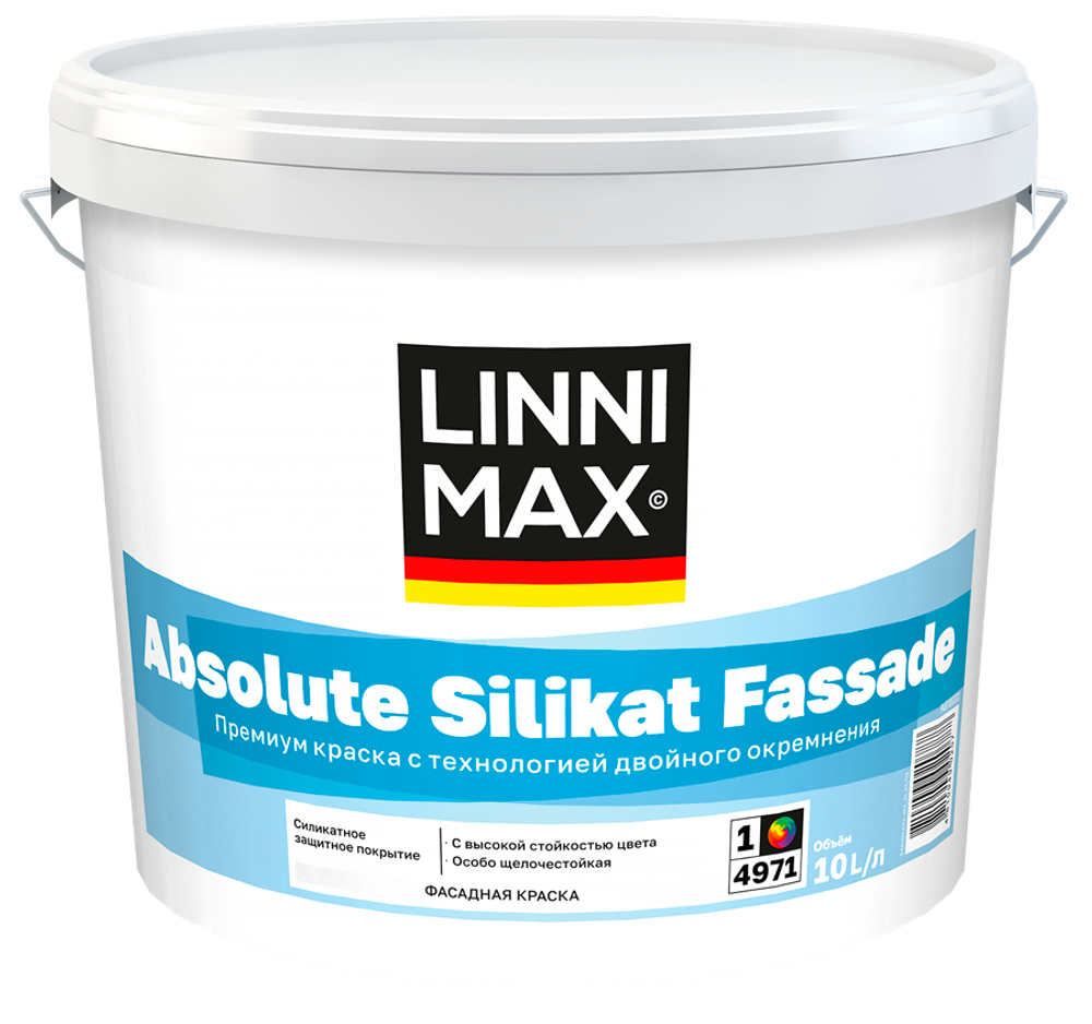 Absolute Silikat Fassade дисперсионно-силикатная краска