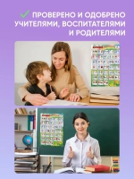 Русский алфавит плакат А2, азбука на стену