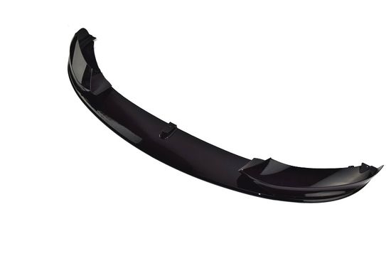 Юбка переднего бампера глянцево - черный V.1 для BMW 4 F32 F33 F36 2013-2020 Coupe Cabrio Gran Coupe