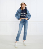 Худи THXSM FLEECE CROP GRAPHIC Tommy Hilfiger - темно-синий(WW0WW38984)