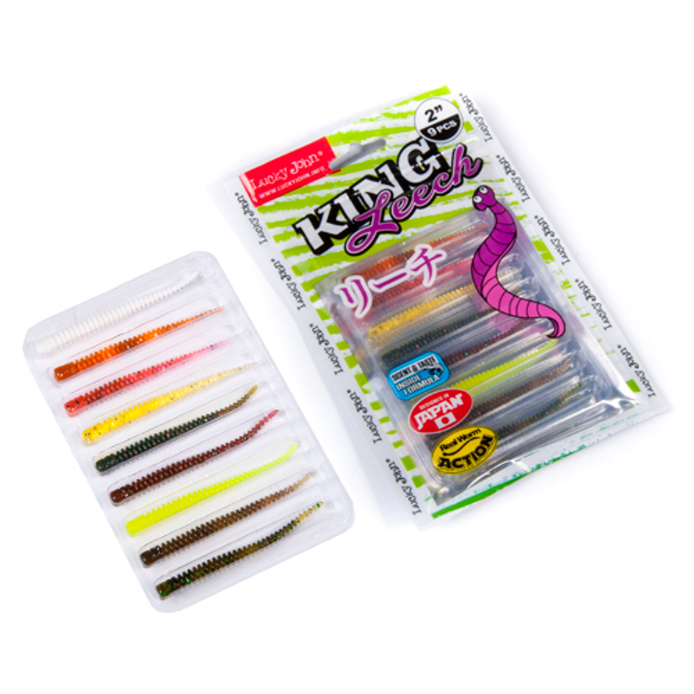 Сланги Lucky John King Leech 2" (50мм/0.34гр)