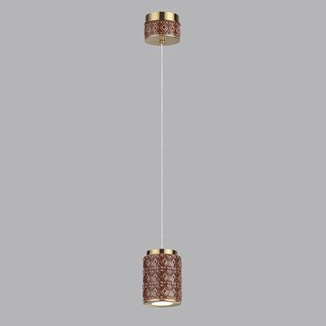 Подвес 5W 3000K 5453/5LA бронза/коричневый LULU Odeon Light Exclusive