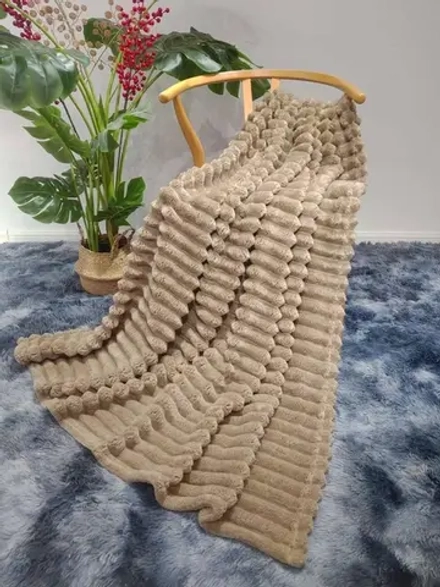 Плед велсофт 100х150 детский "ПВ12" (300гр/м2)