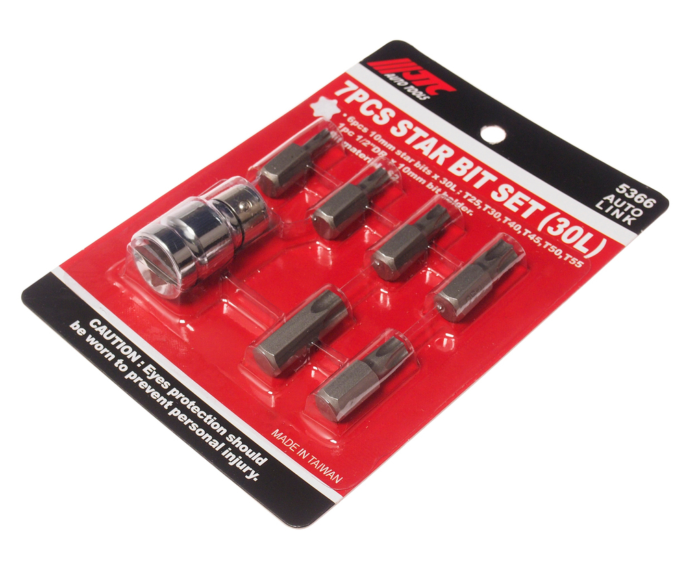 Набор бит 1/2" TORX Т25-55 7 предметов JTC