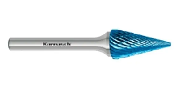Борфреза твердосплавная Karnasch форма A (цилиндр с гладким торцом), 1,5х6х3х38 мм, универсальная насечка HP-3, без покрытия, арт. 11.3001-015