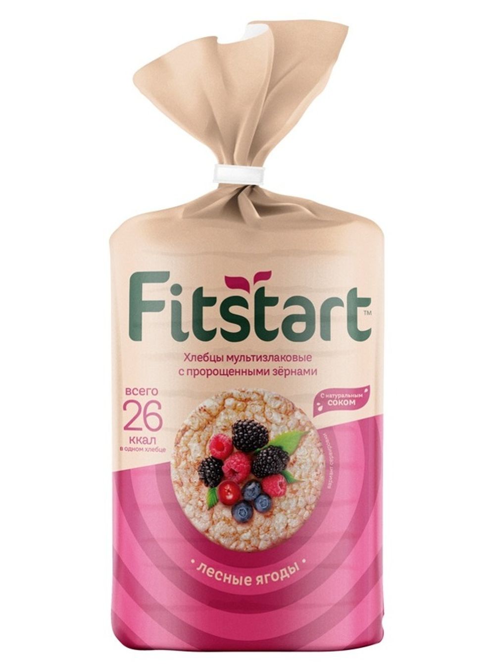 Хлебцы FITSTART пшенично-перловые Сочная вишня 100г