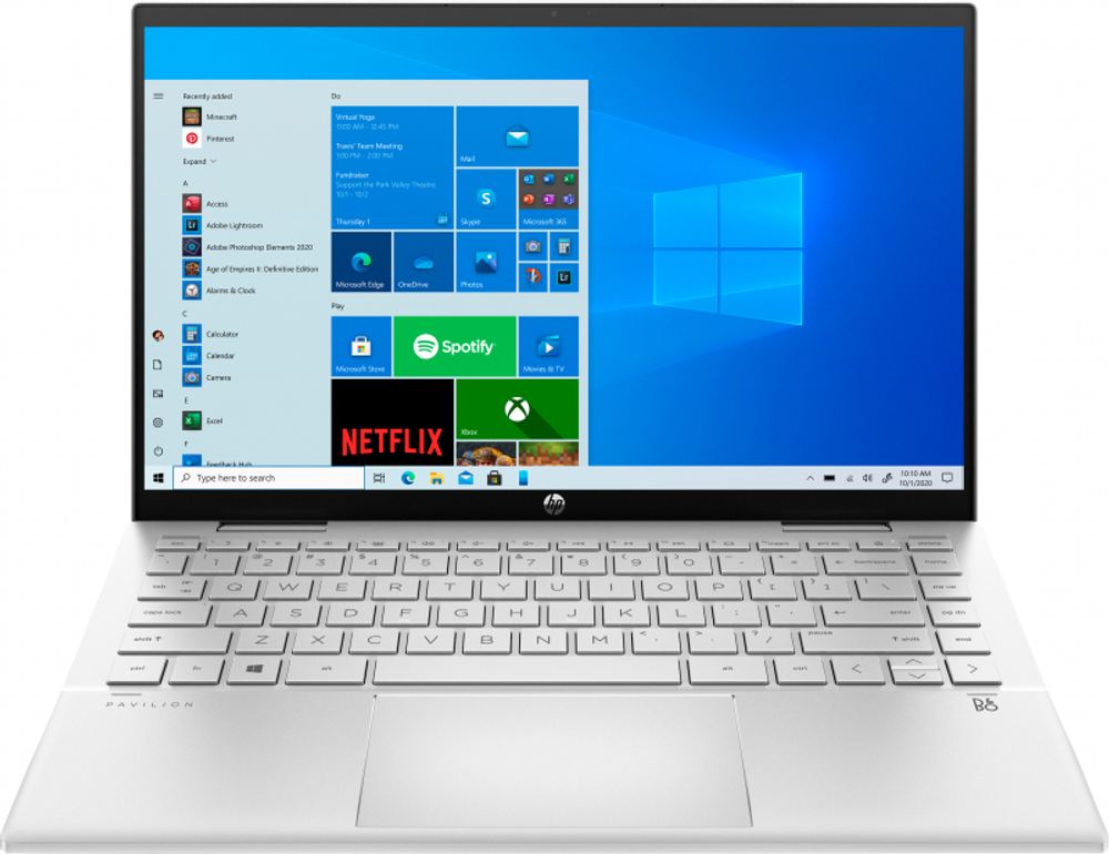 Ноутбук 14" HP Pavilion x360 14t-dy000 Core i5 1135G7/8Gb/512Gb SSD/14" HD Touch/Win11 Серебристый (23S31AV)