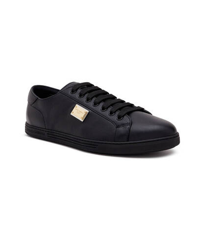 Кожаные кроссовки Dolce & Gabbana - черный(CS1735 AN990)