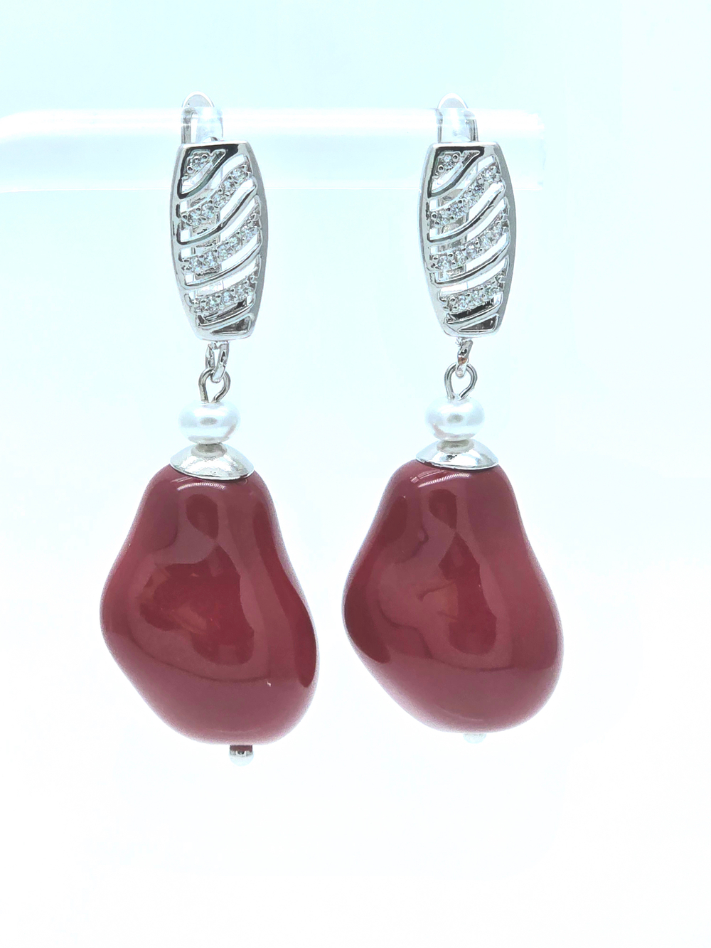 91004955 Серьги Selena Pearls
