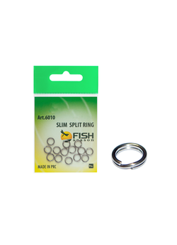 Заводное кольцо Fish Crystal  SLIM SPLIT RING 6010 №5 ( 5 упаковок )
