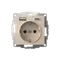 Розетка с USB A+C с защитными шторками Systeme Electric AtlasDesign Песочный ATN001232
