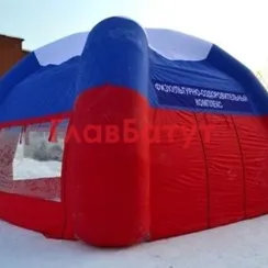 Надувная палатка-павильон четырехопорная