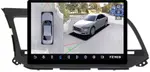 Магнитола для Hyundai Elantra 6 2016-2018 (штатная КЗВ, рамка тип 2) - Teyes CC3-2K-360 монитор 13" 2K QLED на Android 10, Быстрая, CarPlay, 4G SIM-слот, 4 камеры в комплекте