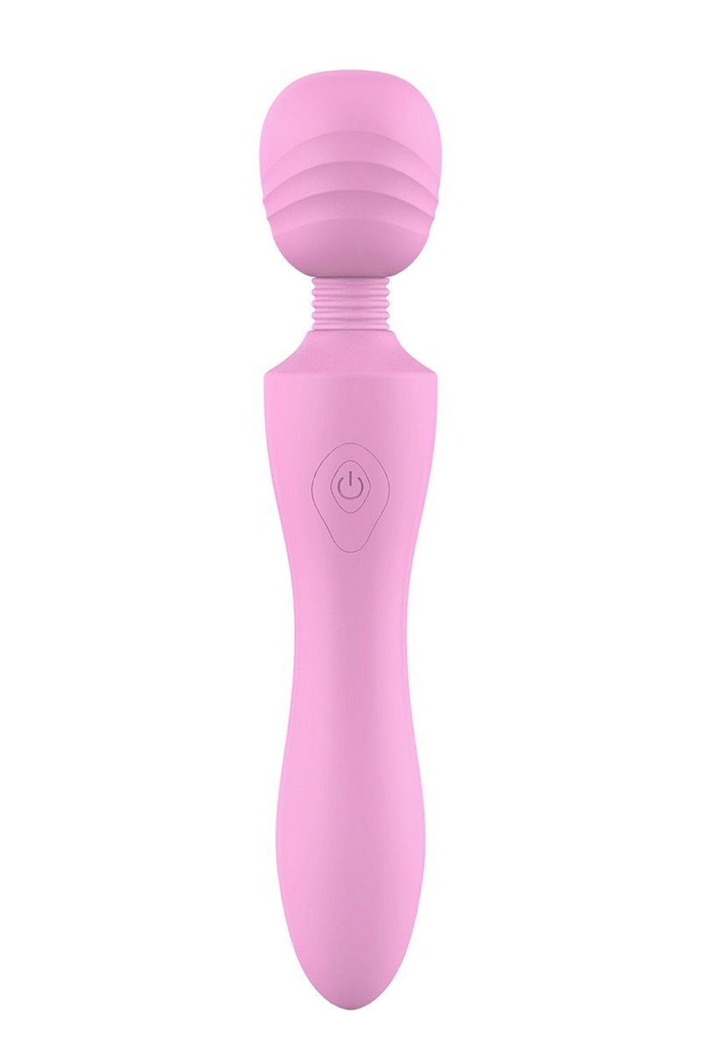Розовый жезловый вибромассажер Pink Lady - 21,6 см.