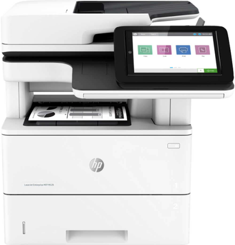 МФУ лазерное черно-белое HP LaserJet Enterprise MFP M528dn