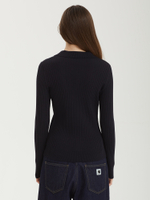 Женское Поло Ribbed Knitted