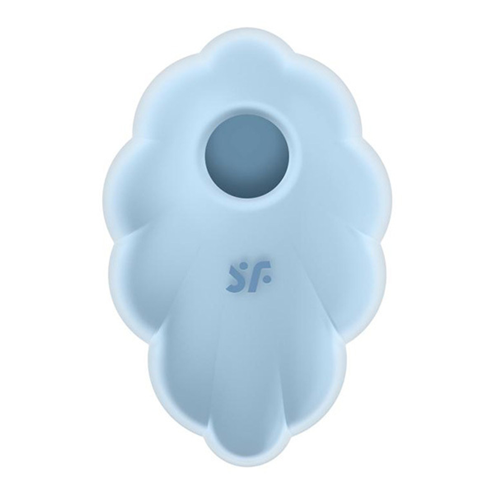 Голубой вакуум-волновой клиторальный вибростимулятор 9см Satisfyer Cloud Dancer J2018-275-2