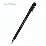 Ручка гелевая 0.5 мм, синяя "SimpleWrite black" (BrunoVisconti)