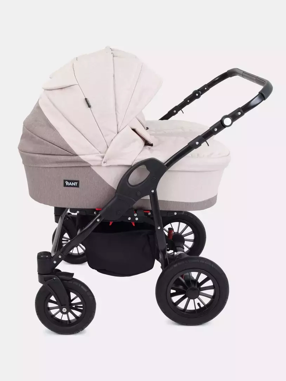Коляска SIENA DUO (BartPlast) 02 коричневый-бежевый