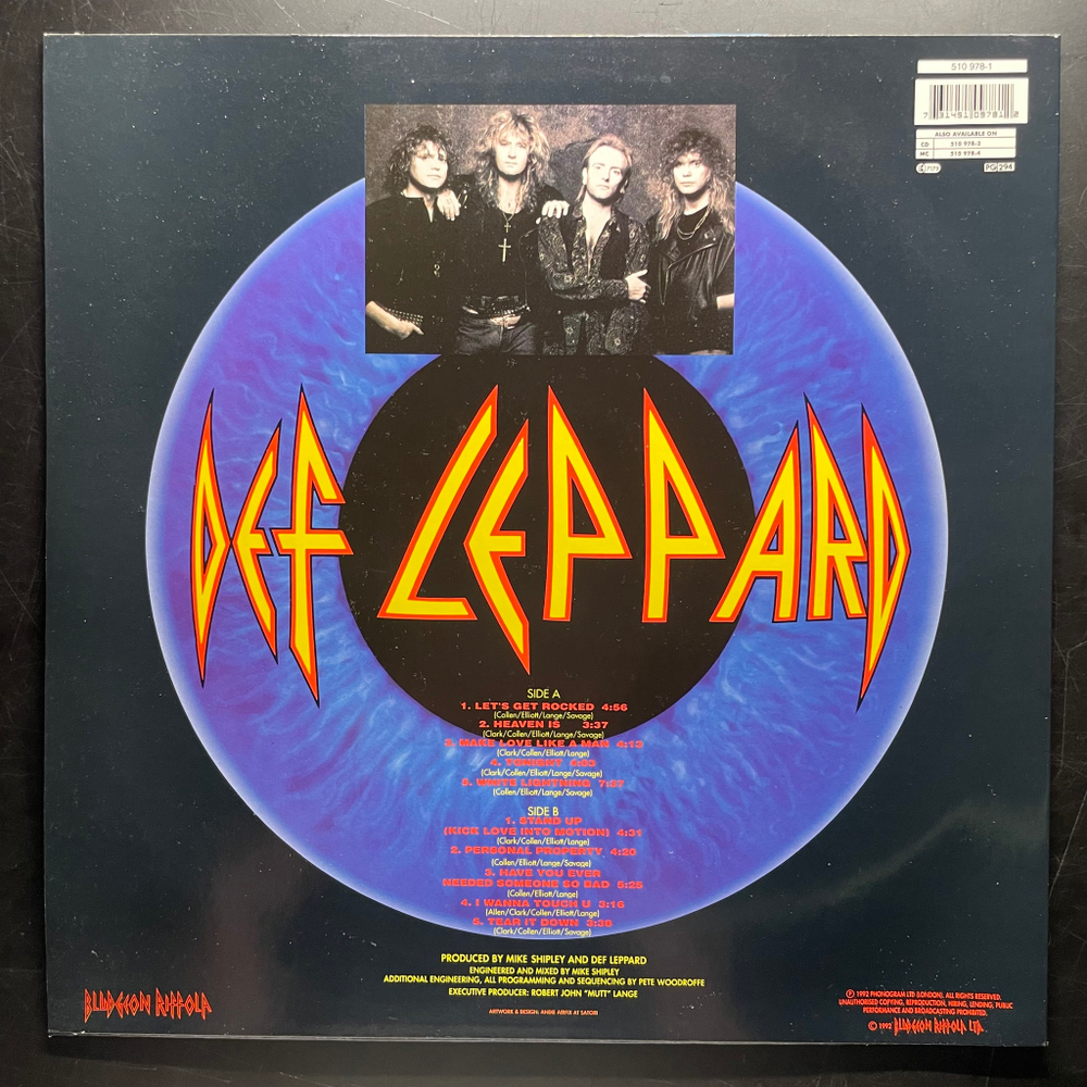 Def Leppard - Adrenalize (Голландия 1992г.)