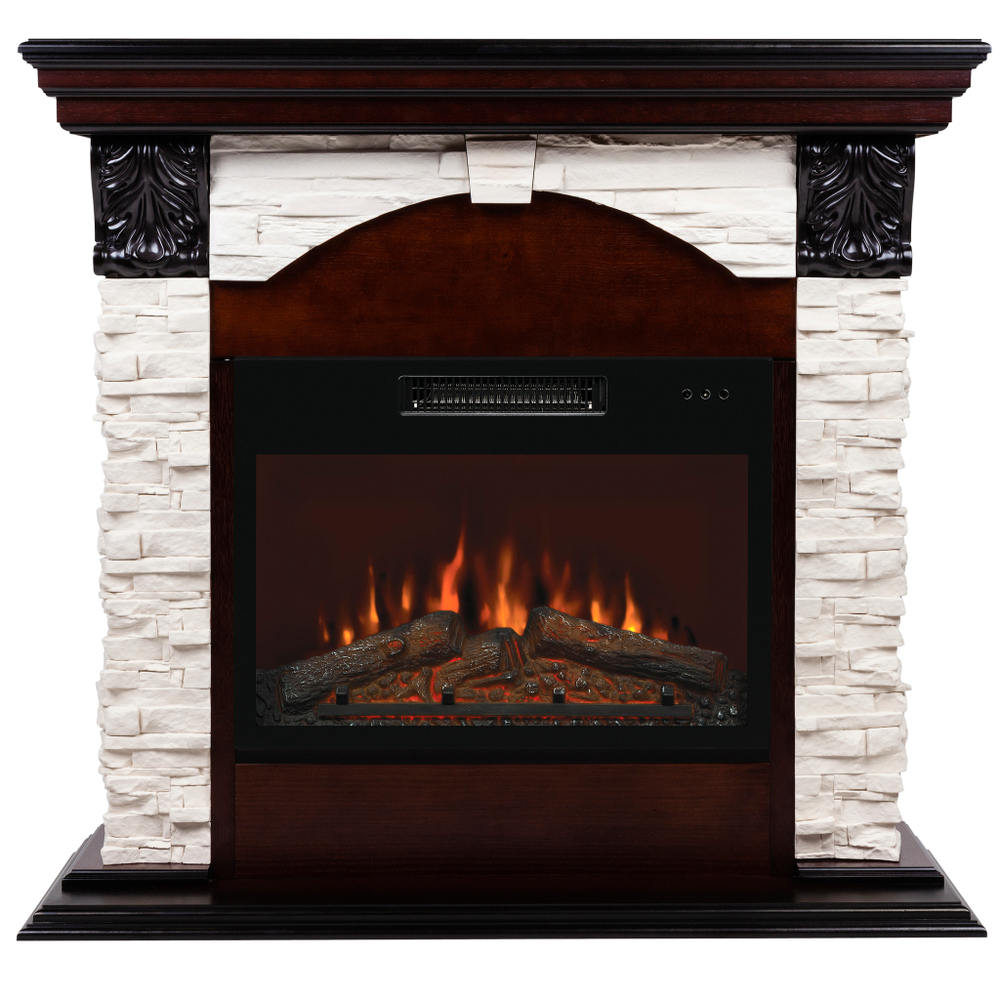 Каминокомплект Real Flame Dublin Lux AO с очагом Kendal 24