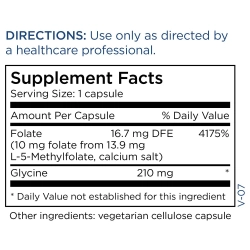 MethylPro® L-Methylfolate 10 mg