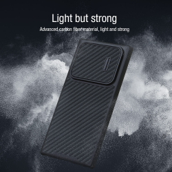 Чехол Nillkin Synthetic fiber S Case с защитой камеры для Samsung Galaxy S22 Ultra