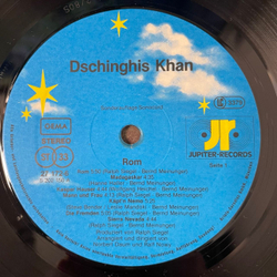 Винтажная виниловая пластинка LP Dschinghis Khan Rom (Германия 1980) Moskau, Dschinghis Khan