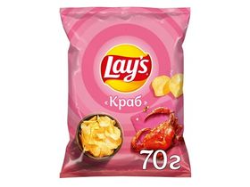 Чипсы Lays Краб, 70 г