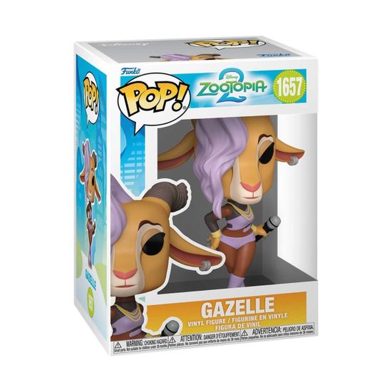 Фигурка Funko POP! Disney Zootopia 2 Gazelle (1657) 86639 — товар и упаковка
