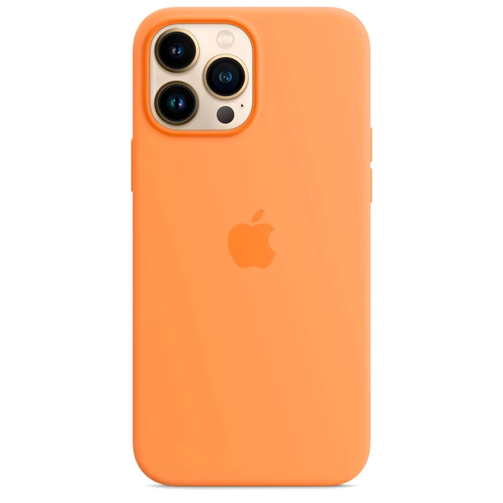 Силиконовый чехол с поддержкой MagSafe Apple Silicone Case для iPhone 13 Pro Max, Marigold (Весенняя мимоза)