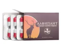 Бад "Алфипант"(порошок пантов марала), 30 капсул по 450 мг., Алфит Плюс