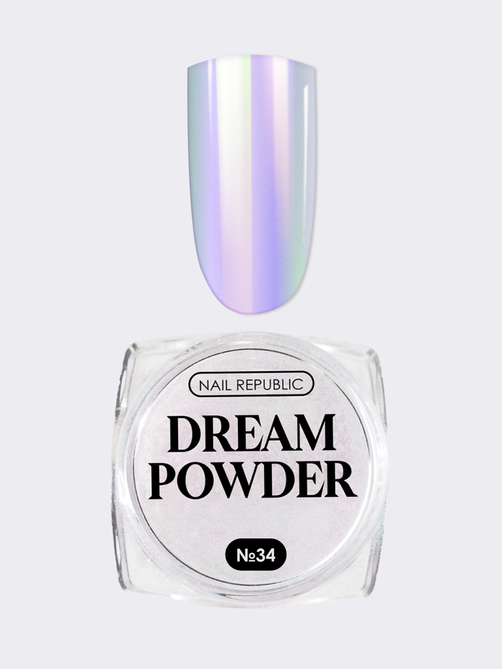 NR Dream Powder Втирка жемчужная единорог № 34, 0,2гр