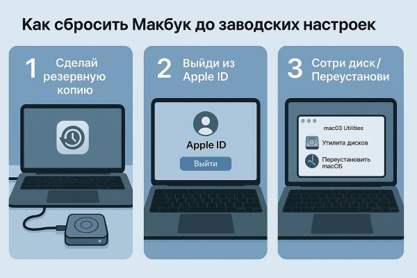 Как сбросить (обнулить) до заводских настроек MacBook? Как сбросить (обнулить) до заводских настроек MacBook?