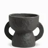 Ваза Amphora высота 20 см, черная